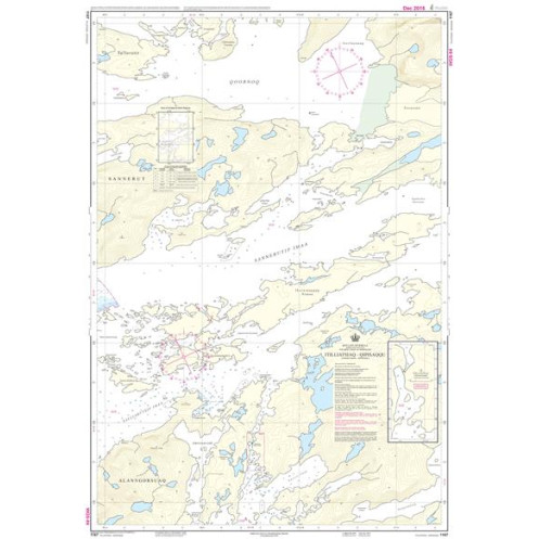 Danish Hydrographic Office - 1167 - Kitaata Sineriaa (Groenland Vestkyst) The West Coast of Greenland. Itilliatsiaq – Qipisaqqu