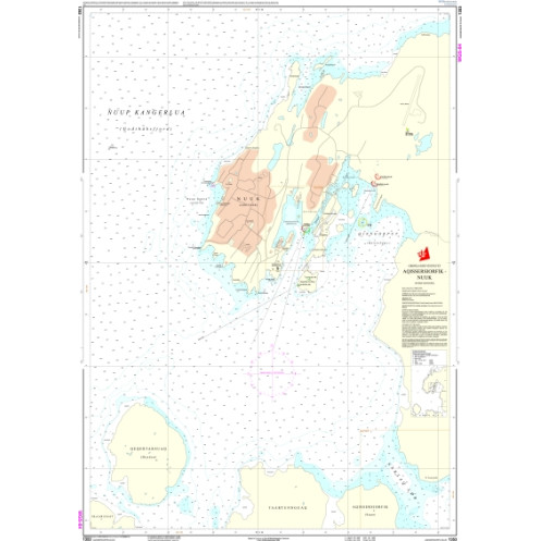 Danish Hydrographic Office - 1353 - Groenland Vestkyst. Aqissersiorfik – Nuuk (Rypeø – Godthåb)