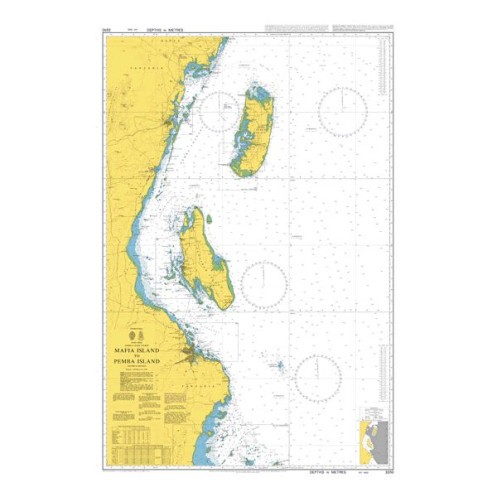 Admiralty Raster Geotiff - 3310 - Mafia Island to Pemba Island