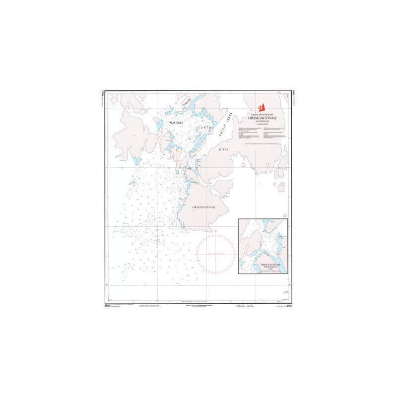 Danish Hydrographic Office - 2350 - Groenland ostkyst. Orssuiagtivaq