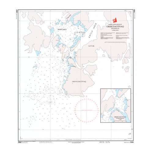 Danish Hydrographic Office - 2350 - Groenland Østkyst. Orssuiagtivaq