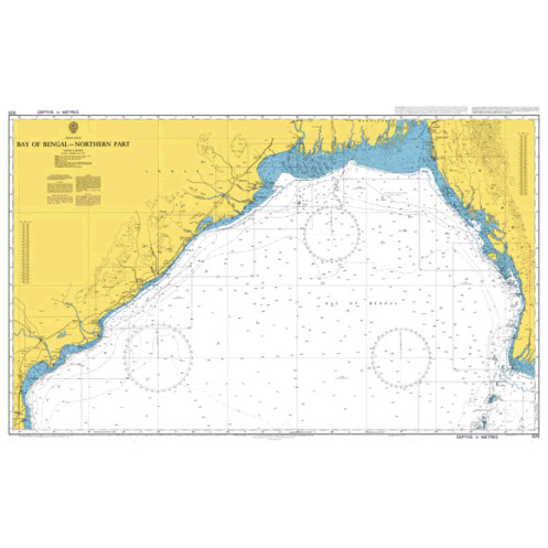 Admiralty Raster Geotiff - 829 - Bay of Bengal - Northern Part
