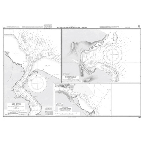 Admiralty Raster Géotiff - 865 - Plans on the Tanganyika Coast
