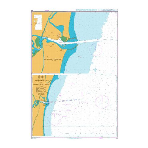 Admiralty - 569 - Approaches to Krishnapatnam