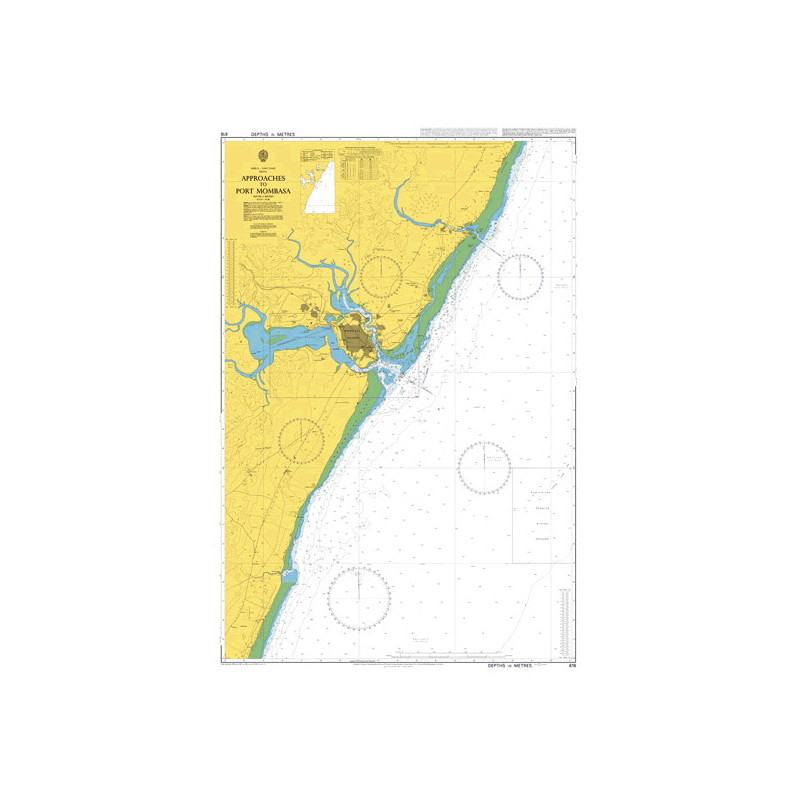 Admiralty - 616 - Approaches to Port Mombasa