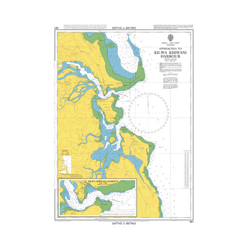 Admiralty - 661 - Approaches to Kilwa Kisiwani Harbour