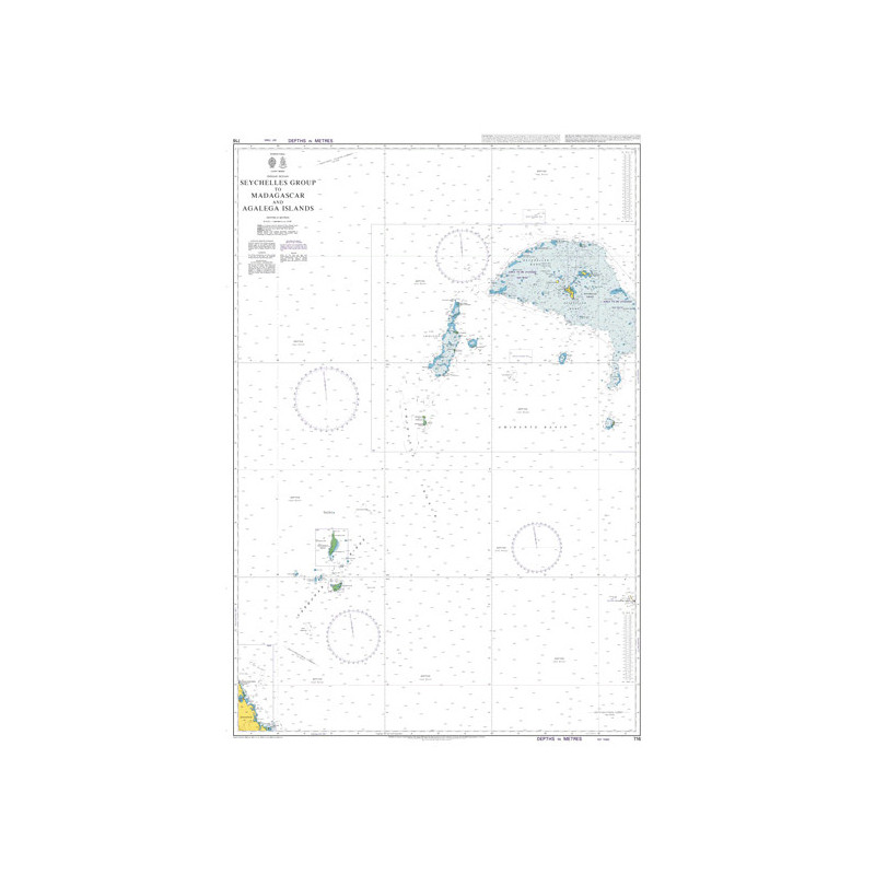 Admiralty - 716 - Seychelles Group to Madagascar and Agalega Islands