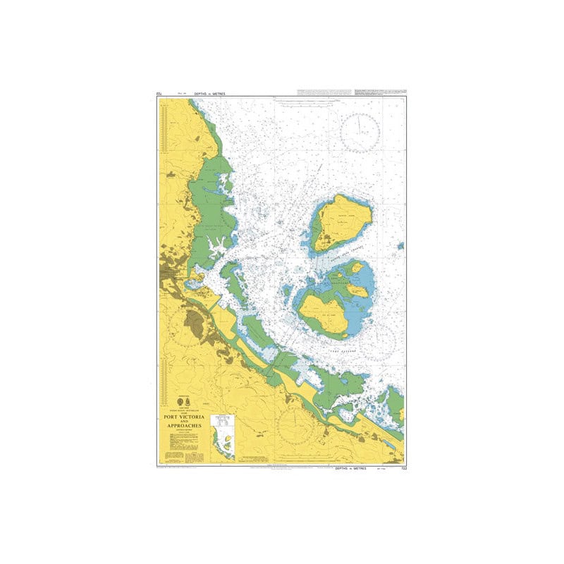 Admiralty - 722 - Port Victoria and Approaches