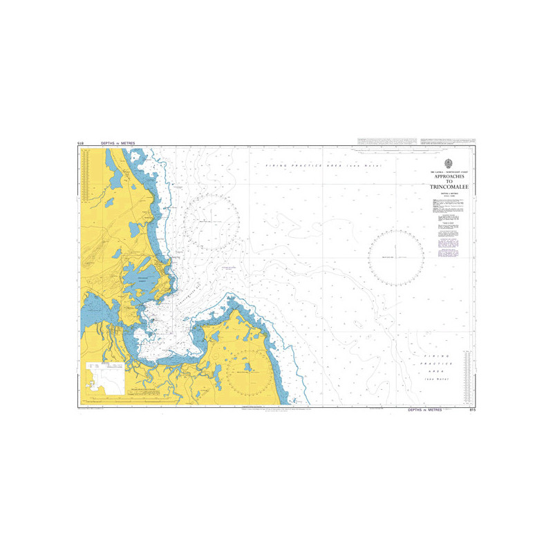 Admiralty - 815 - Approaches to Trincomalee
