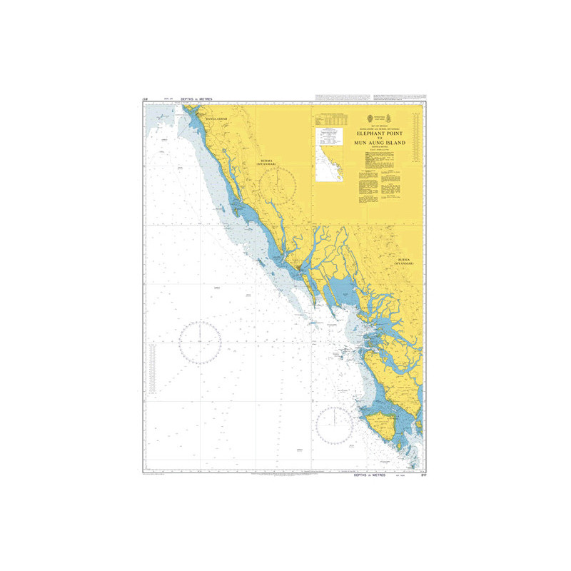 Admiralty - 817 - Elephant Point to Manaung (Cheduba) Island