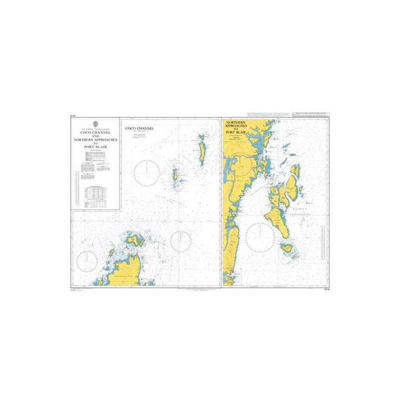 Admiralty - 1419 - Coco Channel and Northern Approaches to Port Blair