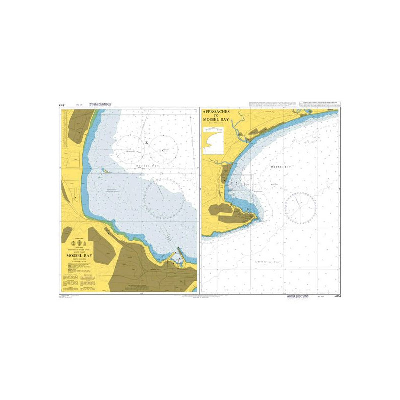 Admiralty - 4154 - Approaches to Mossel Bay