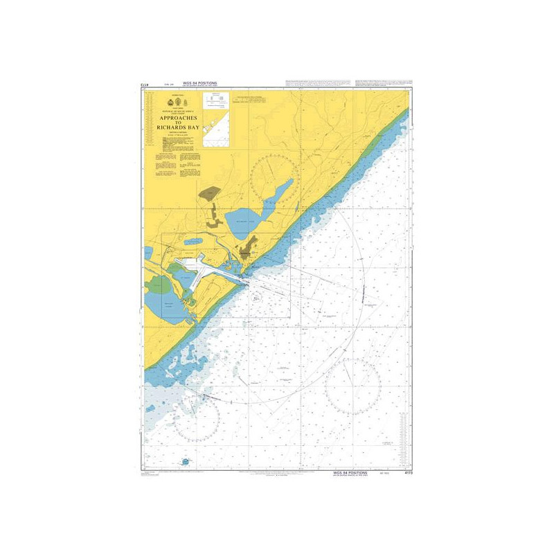 Admiralty - 4173 - nautical chart - Approaches to Richards Bay
