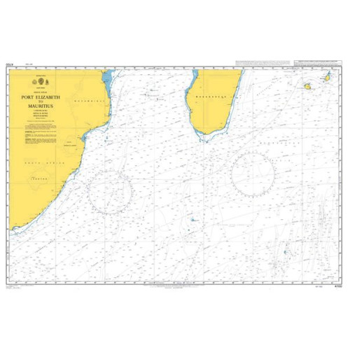 Admiralty - 4700 - nautical chart - Port Elizabeth to Mauritius