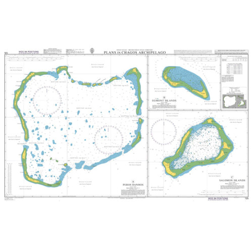Admiralty - 725 - Plans in Chagos Archipelago