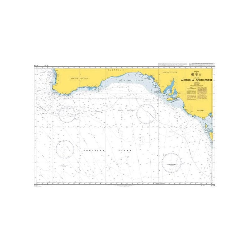 Admiralty - 4709 - carte marine - Côte sud de l'Australie