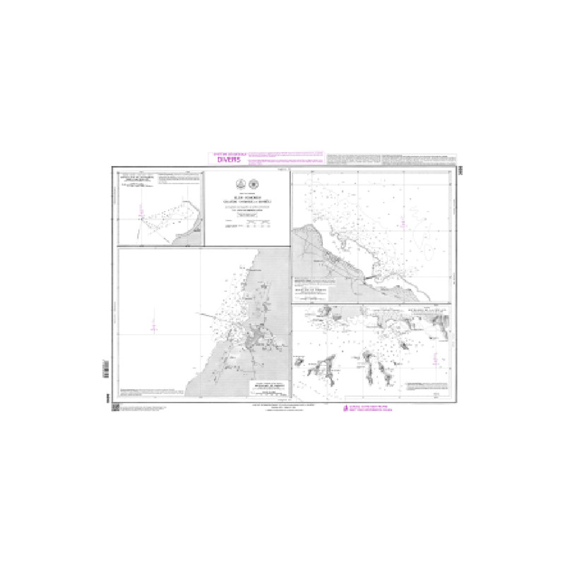 Shom C - 3698 - Iles Comores - Grande Comore et Mohéli