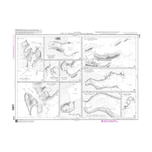 Shom C - 5749 - Ports et mouillages aux îles de Kerguelen