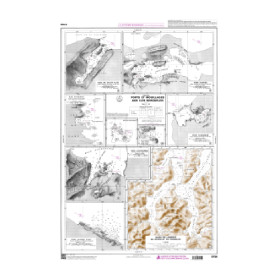 Shom C - 5750 - Ports et mouillages aux îles Kerguelen