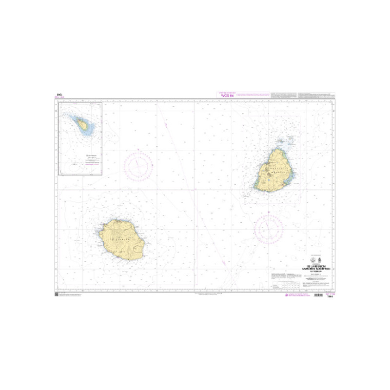 Shom C - 7349 - De la Réunion à Maurice (Mauritius) - Ile Tromelin