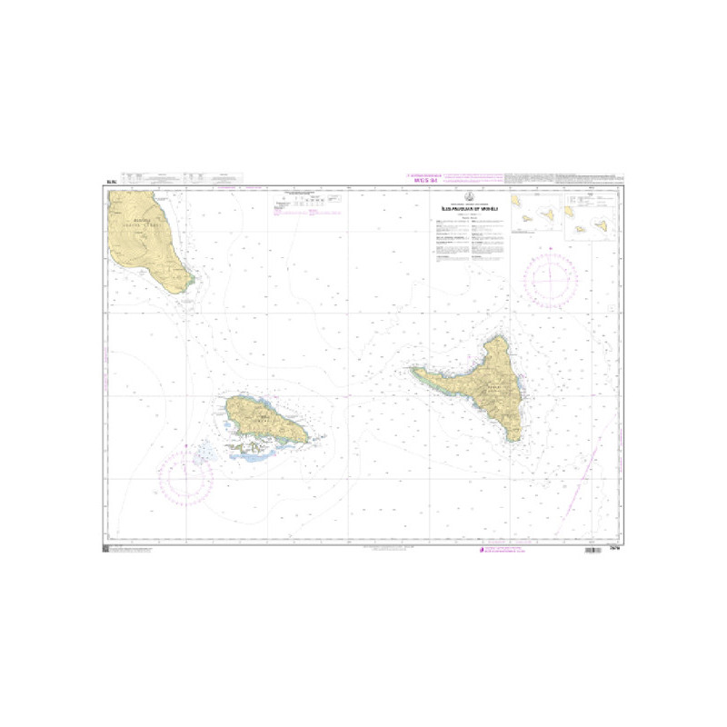 Shom C - 7678 - Îles Anjouan et Mohéli