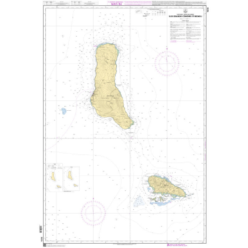 Shom C - 7679 - Îles Grande Comore et Mohéli