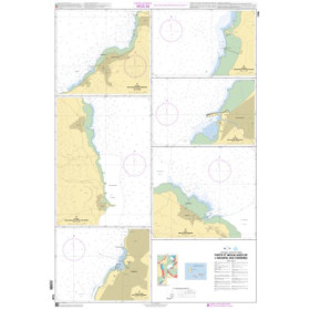 Shom C - 7495 - Ports et mouillages de l'archipel des Comores