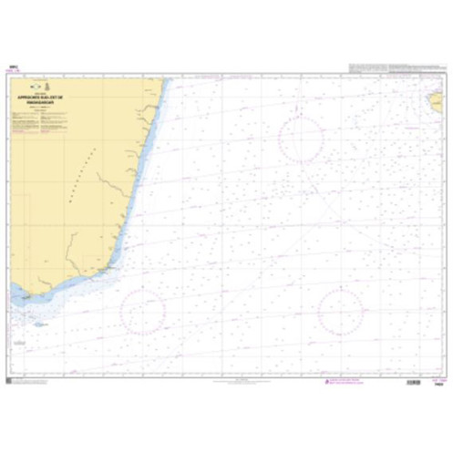 Shom C - 7489 - Approches Sud-Est de Madagascar