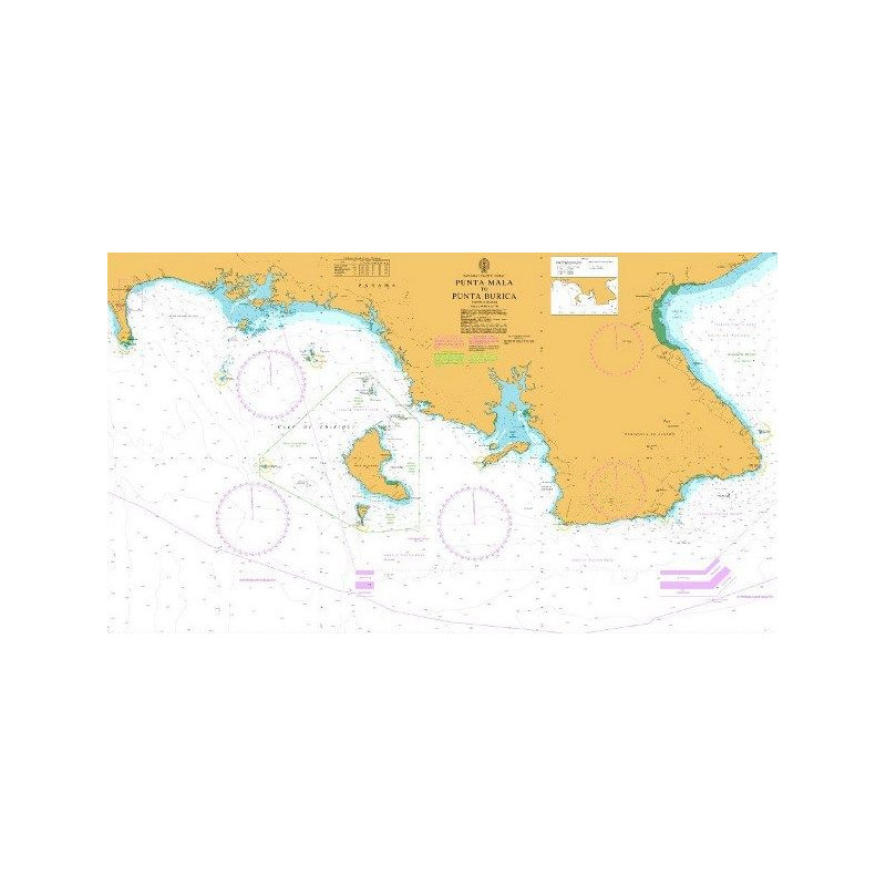Admiralty Raster ARCS - 2496 - Punta Mala to Punta Burica