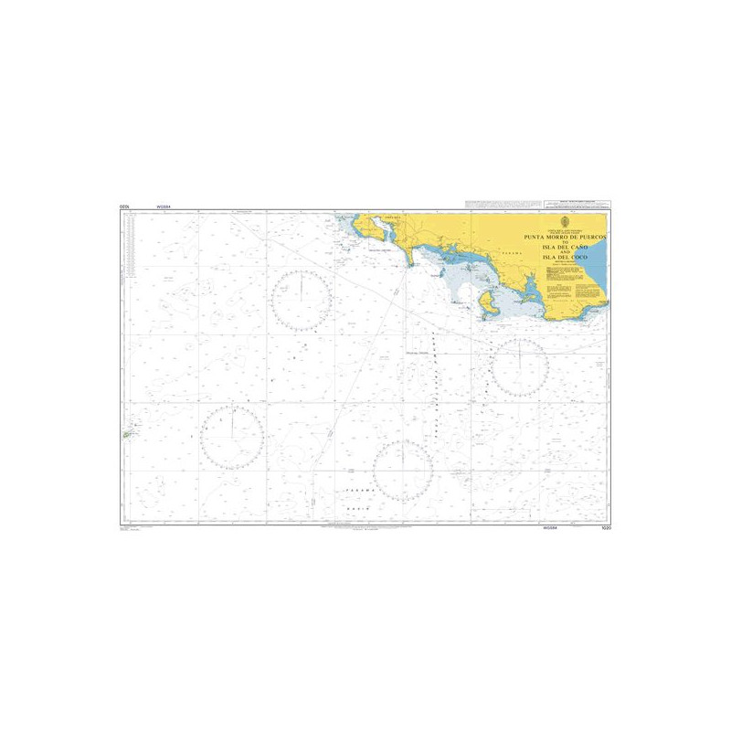 Admiralty Raster Geotiff - 1020 - Punta Morro de Puercos to Isla del Cano and Isla del Coco
