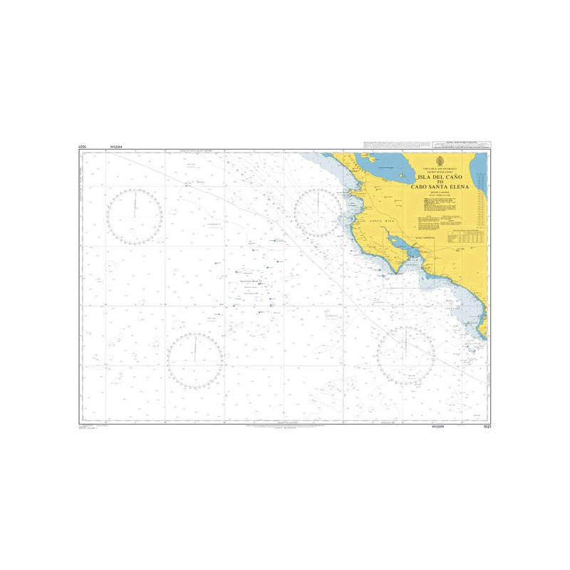 Admiralty Raster Geotiff - 1021 - Isla Del Cano to Cabo Santa Elena