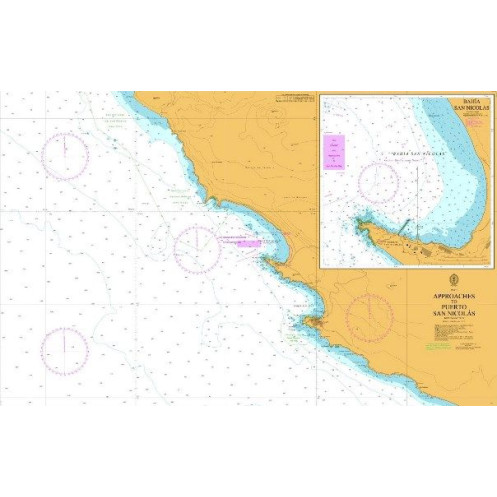 Admiralty Raster Géotiff - 1115 - Approaches to Puerto San Nicolas