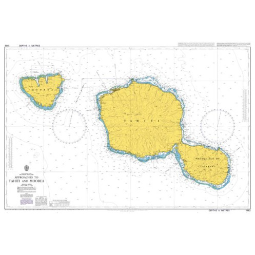 Admiralty Raster Geotiff - 1382 - Approaches to Tahiti and Moorea