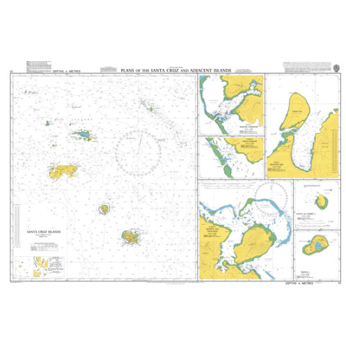 Admiralty Raster Géotiff - 17 - Plans of the Santa Cruz and Adjacent Islands