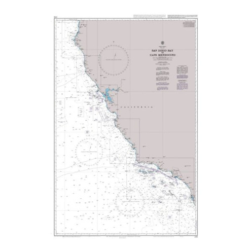 Admiralty Raster Geotiff - 2530 - San Diego Bay to Cape Mendocino
