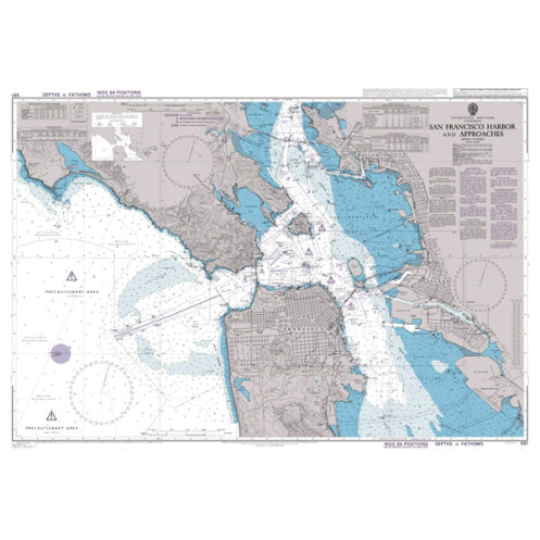 Admiralty Raster Geotiff - 591 - San Francisco Harbor and Approaches
