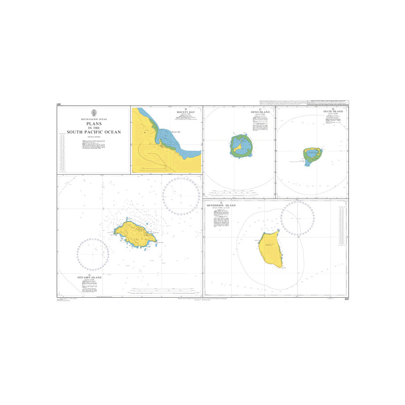 Admiralty Raster Geotiff - 991 - Plans in the South Pacific Ocean