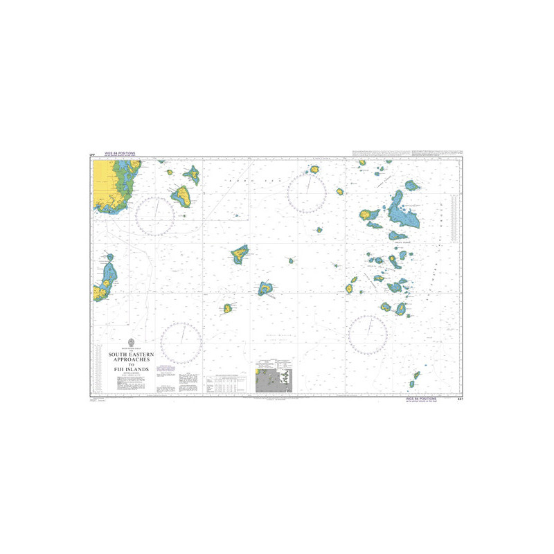 Admiralty - 441 - South Eastern Approaches to Fiji Islands