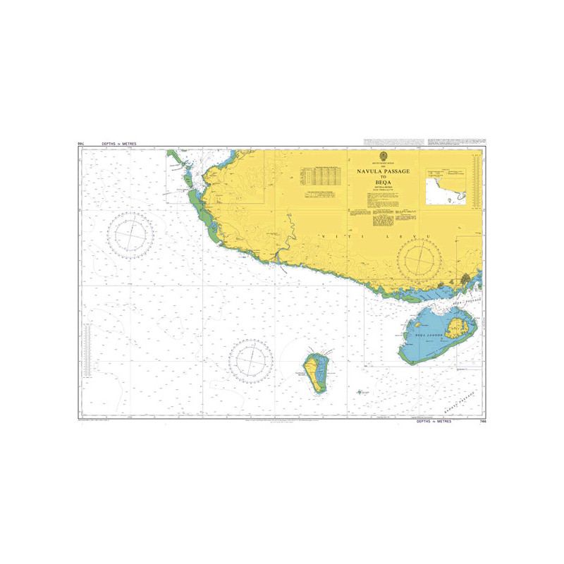 Admiralty - 0746 - nautical chart - Navula Passage to Beqa