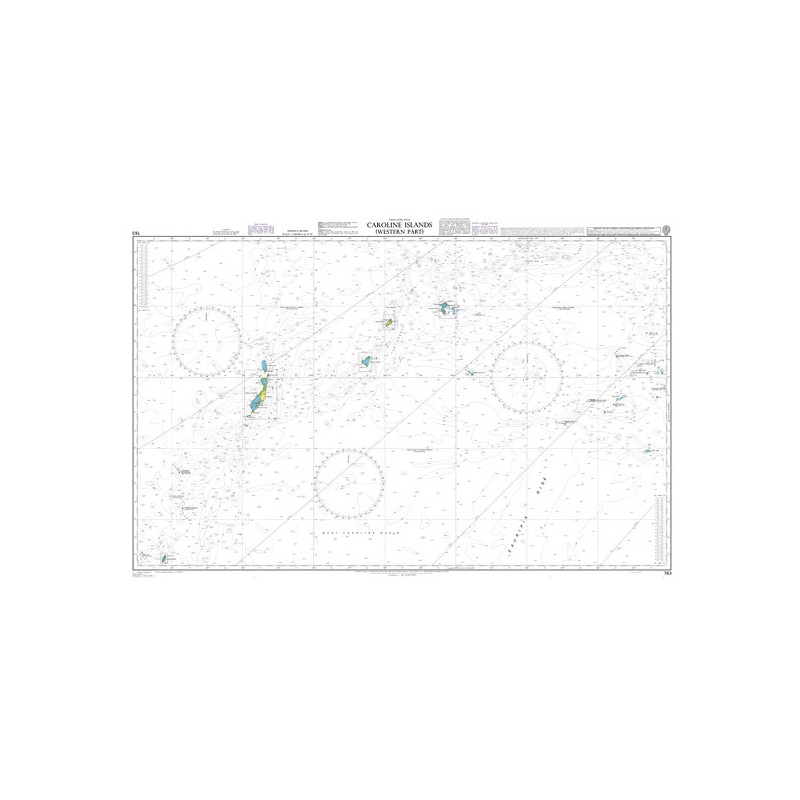 Admiralty - 0763 - nautical chart - Caroline Islands (Western Part)