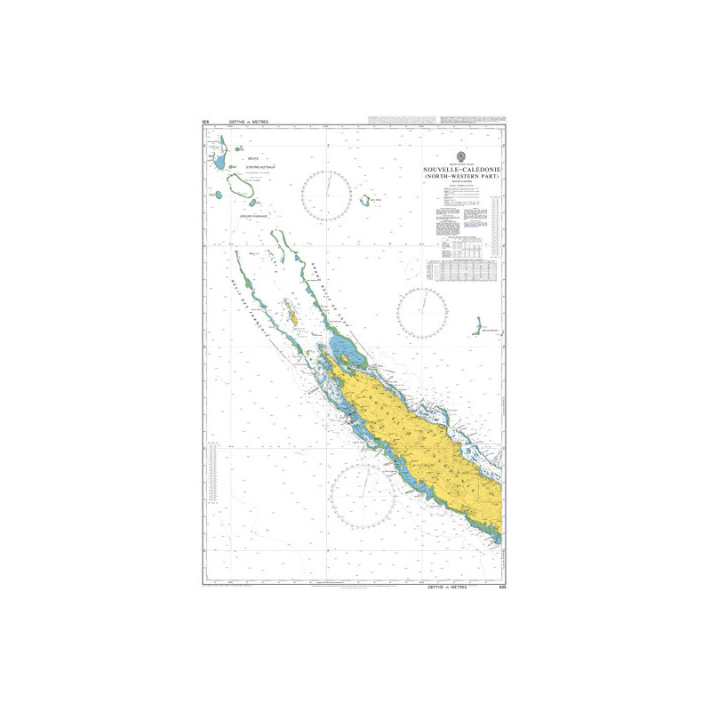 Admiralty - 935 - Nouvelle-Caledonie (North-western part)