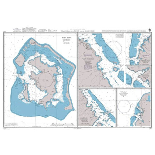 Admiralty - 1107 - Plans in the Iles de la Societe