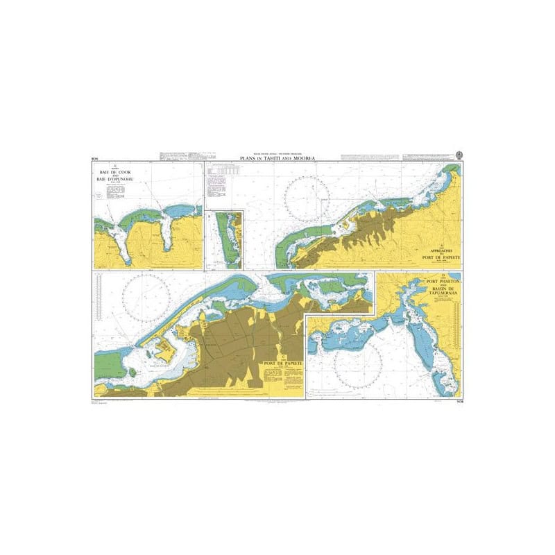 Admiralty - 1436 - Plans in Tahiti and Moorea