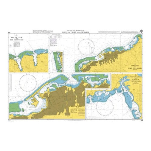 Admiralty - 1436 - Plans in Tahiti and Moorea