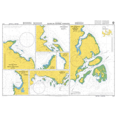 Admiralty - 1577 - Plans in Central Vanuatu