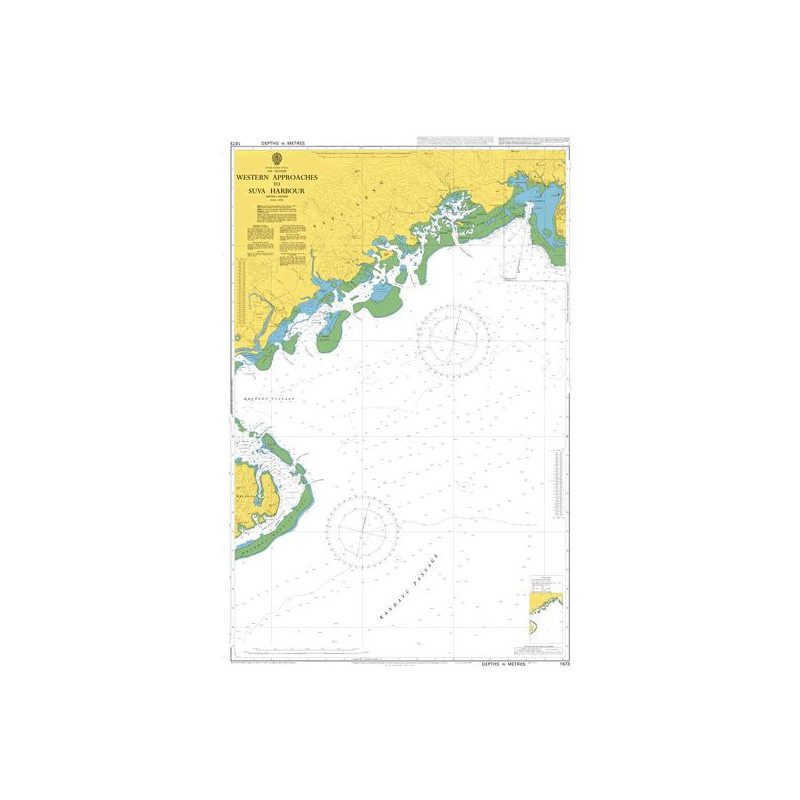 Admiralty - 1673 - Western Approaches to Suva Harbour