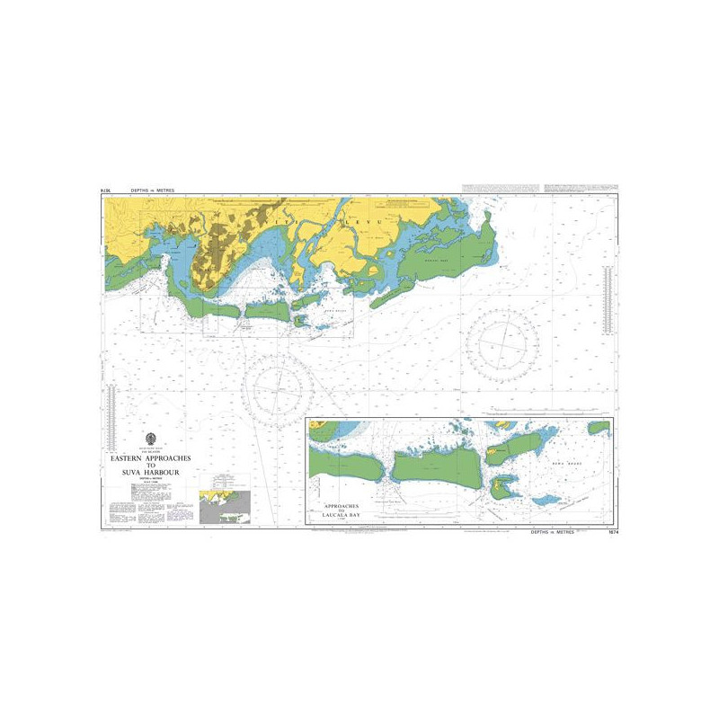 Admiralty - 1674 - Eastern Approaches to Suva Harbour