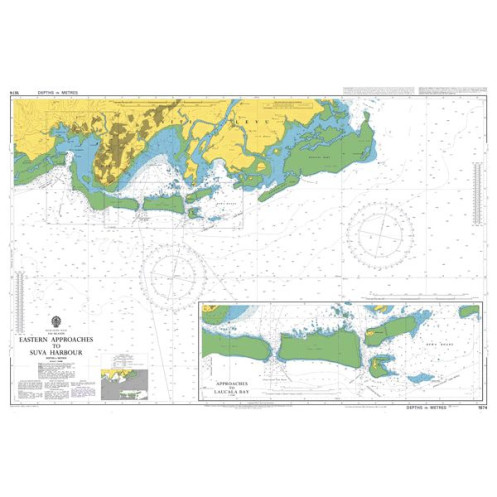 Admiralty - 1674 - Eastern Approaches to Suva Harbour