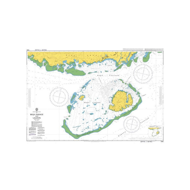 Admiralty - 1682 - nautical chart - Beqa Passage and Lagoon