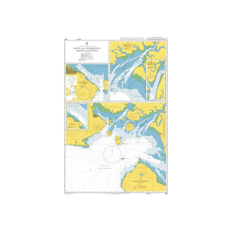 Admiralty - 1961 - Ports and Anchorages in Golfo de Fonseca
